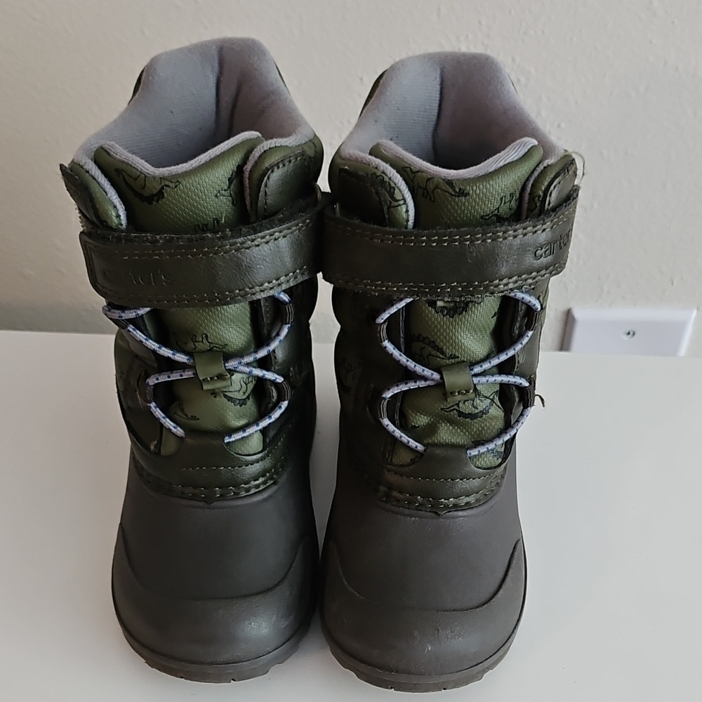 Carter's Kids Olive and Charcoal Boots